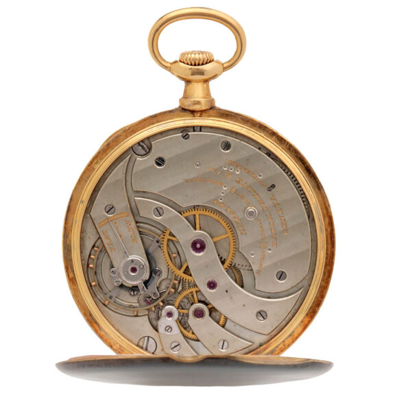 Swiss gold watch with enamel Imperial eagle Circa 1930 Swiss gold watch with enamel Imperial eagle Circa 1930