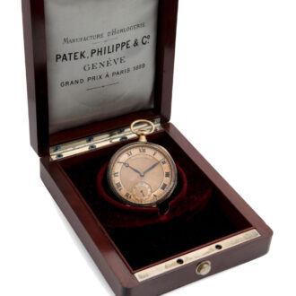 Swiss gold watch with enamel Imperial eagle Circa 1930
