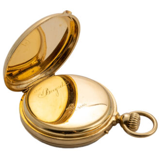 French gold open faced with 30H power reserve Circa 1872
