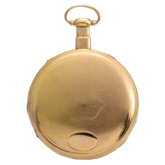 French 18K gold half-skeletonized repeater Circa 1810