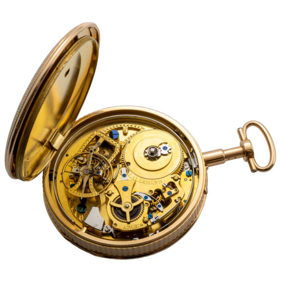 French gold half-quarter repeating pocket watch Circa 1810 French gold half-quarter repeating pocket watch Circa 1810