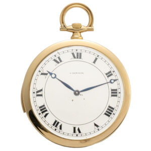 French 18K gold minute repeating dress watch Circa 1925