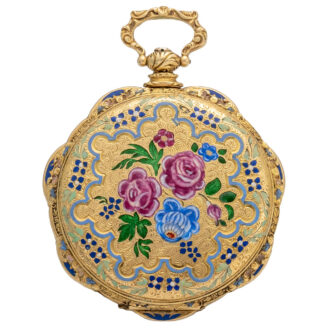 Swiss gold scalloped watch for the Turkish market Circa 1850