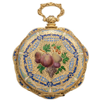 Swiss gold scalloped watch for the Turkish market Circa 1850