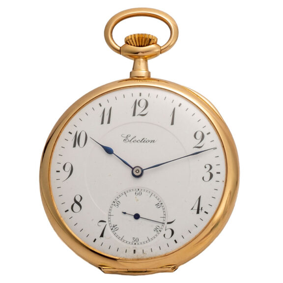 Fine Swiss pink gold precision lever pocket watch Circa 1910