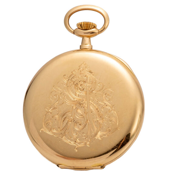 Fine Swiss pink gold precision lever pocket watch Circa 1910 Fine Swiss pink gold precision lever pocket watch Circa 1910
