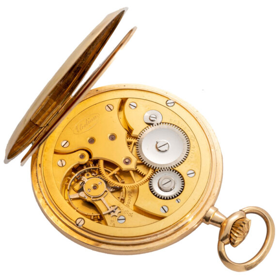 Fine Swiss pink gold precision lever pocket watch Circa 1910 Fine Swiss pink gold precision lever pocket watch Circa 1910