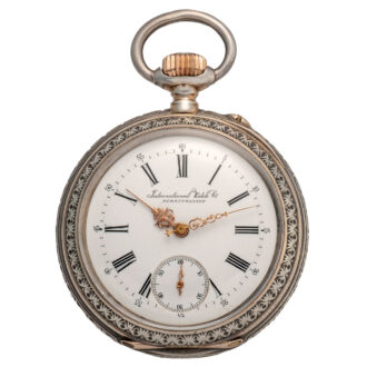Swiss silver watch made for the shooting contest Circa 1890