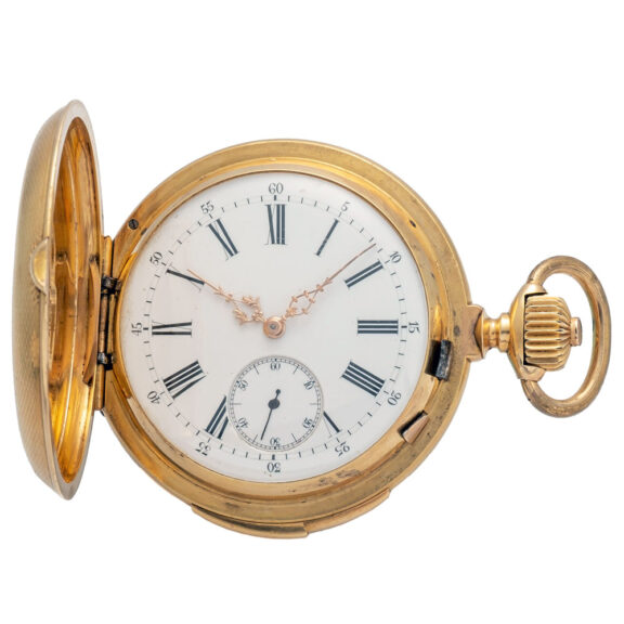 Swiss 18K gold minute repeating chronometer Circa 1900
