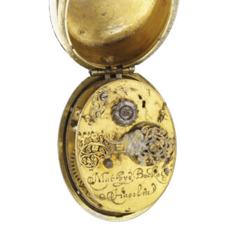 Dutch silver and gilt pair cased verge watch Circa 1640