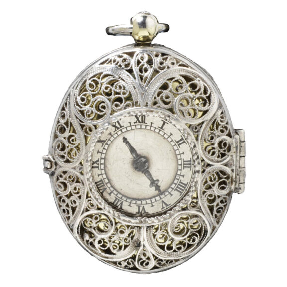 Dutch silver and gilt pair cased verge watch Circa 1640