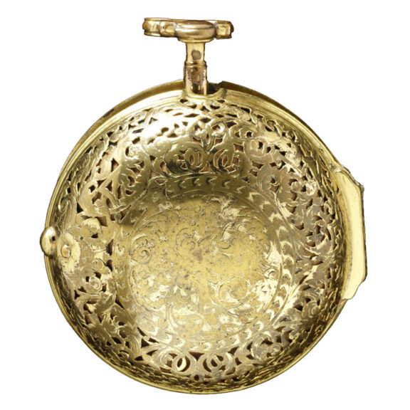 German gilt copper pair cased verge watch Circa 1710-1720 German gilt copper pair cased verge watch Circa 1710-1720