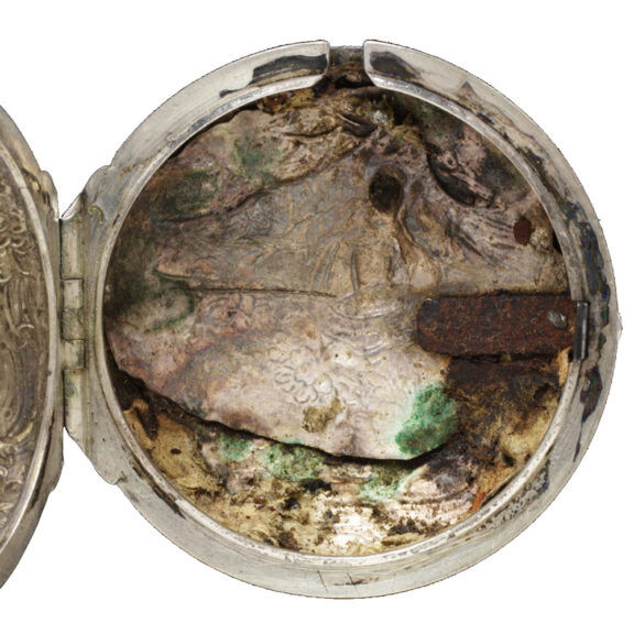 English silver verge with a Continental movement Circa 1769 English silver verge with a Continental movement Circa 1769