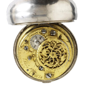 English silver verge with a Continental movement Circa 1769
