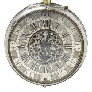 English silver repeating verge pocket watch Circa 1700