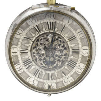 English silver repeating verge pocket watch Circa 1700