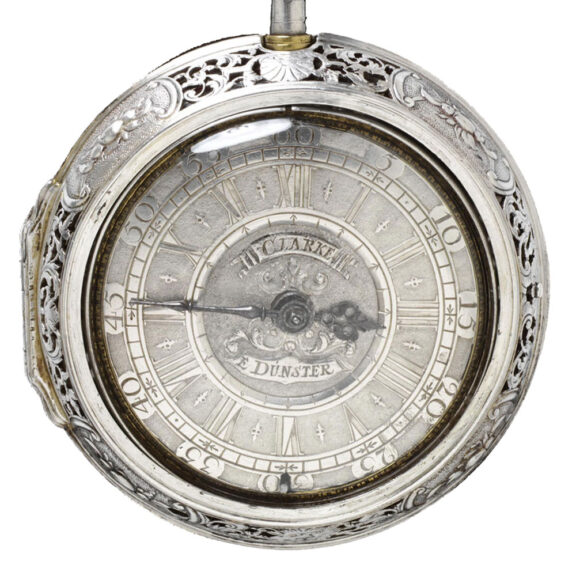 Dutch silver half quarter repeating pocket watch Circa 1710 Dutch silver half quarter repeating pocket watch Circa 1710