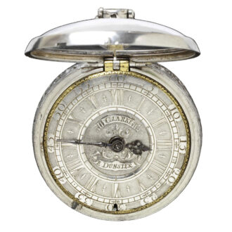 Dutch silver half quarter repeating pocket watch Circa 1710