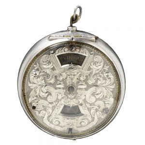 English silver pair cased verge pocket watch Circa 1671