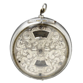 English silver pair cased verge pocket watch Circa 1671 English silver pair cased verge pocket watch Circa 1671