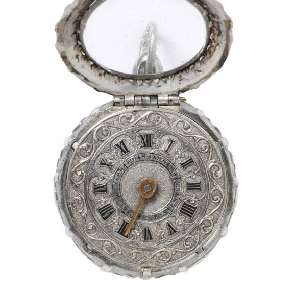 Dutch silver one handed verge pocket watch Circa 1640 Dutch silver one handed verge pocket watch Circa 1640