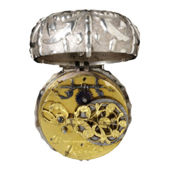 Dutch silver one handed verge pocket watch Circa 1640