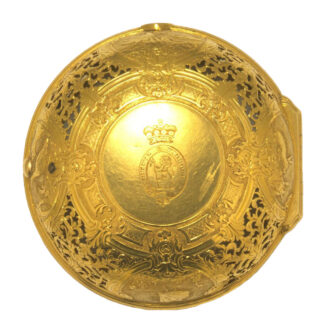 English gold pair cased verge clock watch Circa 1710-1720