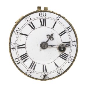 English gold open faced verge pocket watch Circa 1710