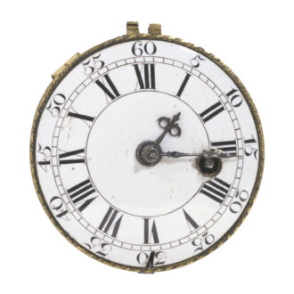 English gold open faced verge pocket watch Circa 1710