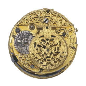 English gold open faced verge pocket watch Circa 1710