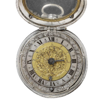 English silver pair cased Filigree verge watch Circa 1640