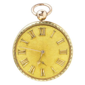 English gold watch with duplex escapement Circa 1811