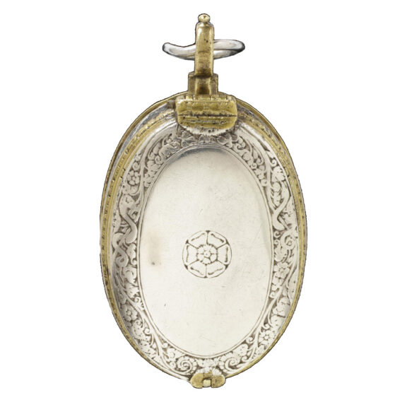 Early English silver oval verge pocket watch Circa 1610 Early English silver oval verge pocket watch Circa 1610