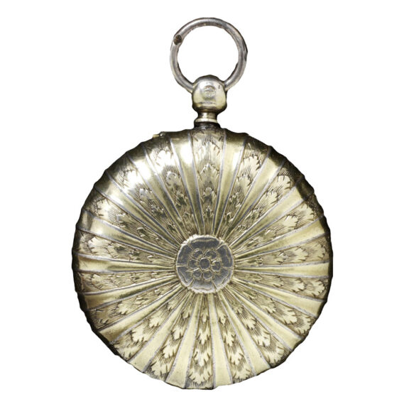 French silver chased and engraved verge watch Circa 1640 French silver chased and engraved verge watch Circa 1640