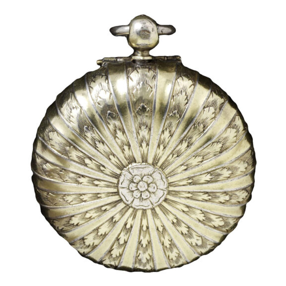 French silver chased and engraved verge watch Circa 1640 French silver chased and engraved verge watch Circa 1640