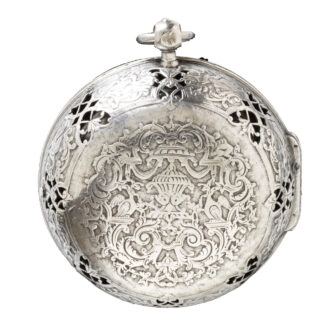 French silver verge pocket watch with alarm Circa 1720