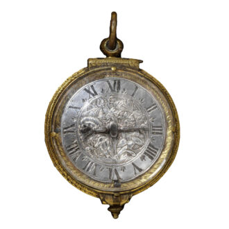 Swiss silver and rock crystal verge pocket watch Circa 1640