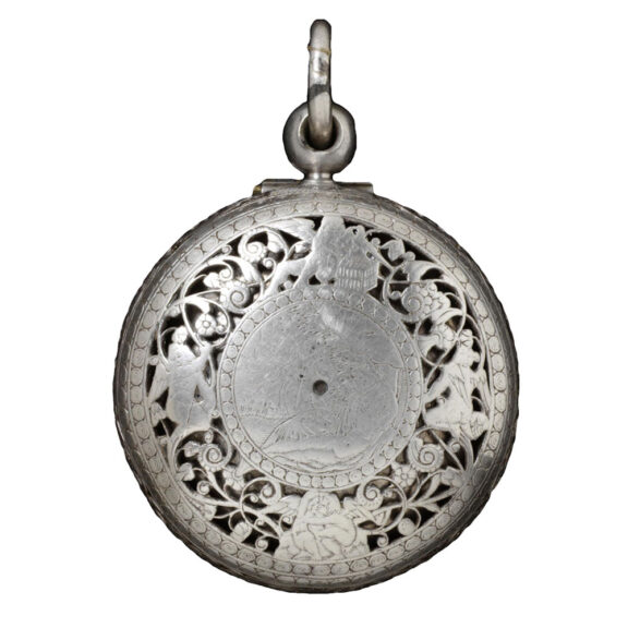 Early English silver open faced pocket watch Circa 1640 Early English silver open faced pocket watch Circa 1640
