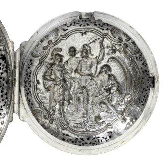 German important repeating silver coach clock Circa 1730