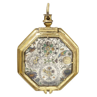 German octagonal one handed verge pocket watch Circa 1600