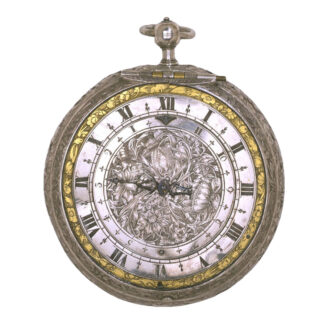 English silver hour striking coachwatch with alarm Circa 1645