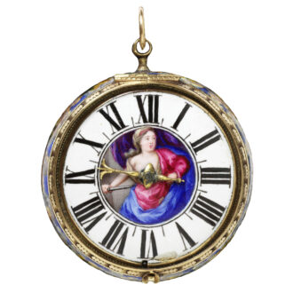 Swiss copper one-handed verge pocket watch Circa 1680