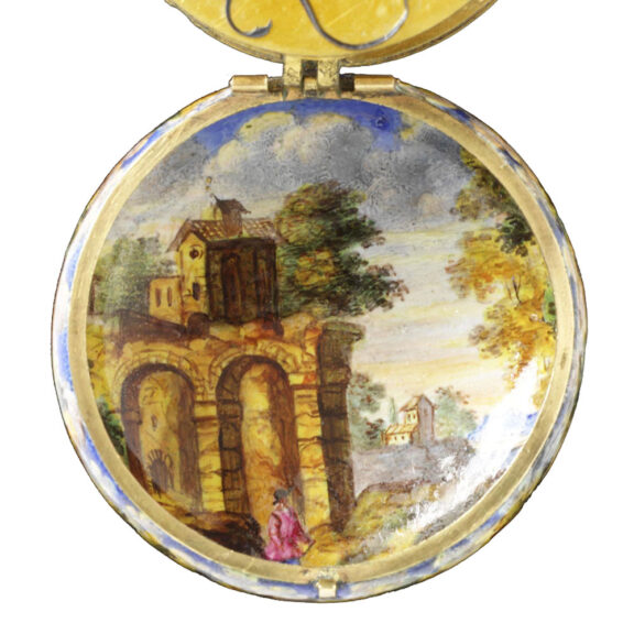 Swiss copper one-handed verge pocket watch Circa 1680 Swiss copper one-handed verge pocket watch Circa 1680