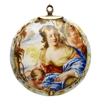 Very Unique Dutch gold and enamel verge watch Circa 1640