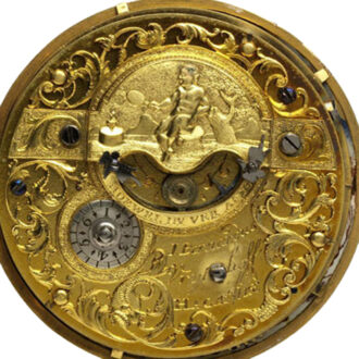 Very Unique Dutch gold and enamel verge watch Circa 1640