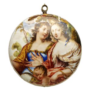 Very Unique Dutch gold and enamel verge watch Circa 1640