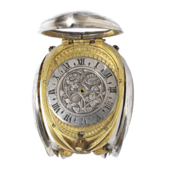 Swiss silver verge watch in form of a tulip bud Circa 1635
