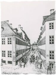 Urban Jurgensen’s location in Copenhagen, Denmark circa 1819
