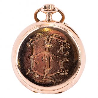 German 14K rose gold open faced lever watch Circa 1900German 14K rose gold open faced lever watch Circa 1900 German 14K rose gold open faced lever watch Circa 1900