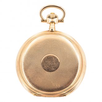 Swiss 14 carat rose gold hunting cased lever watch Circa 1914